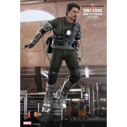 Hot Toys Iron Man (2008) Tony Stark Mech Test Deluxe 1:6 Scale Collectable Action Figure