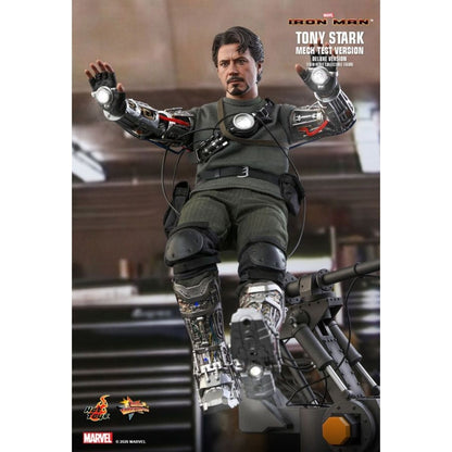 Hot Toys Iron Man (2008) Tony Stark Mech Test Deluxe 1:6 Scale Collectable Action Figure