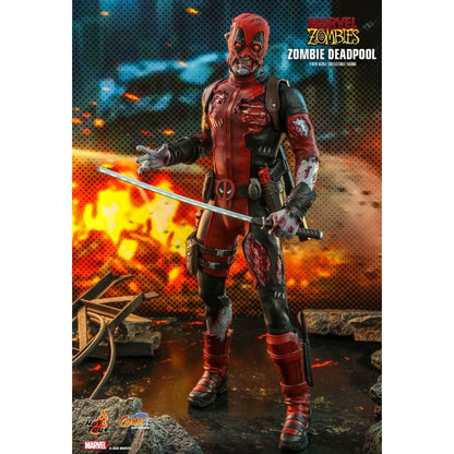 Hot Toys Marvel Zombies (comics) Deadpool 1:6 Scale Collectable Action Figure