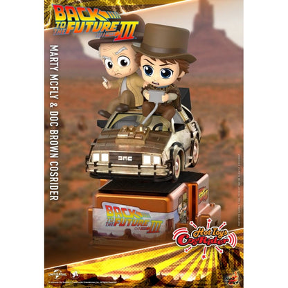 Hot Toys Back to the Future Part III Marty McFly & Doc Brown Cosrider