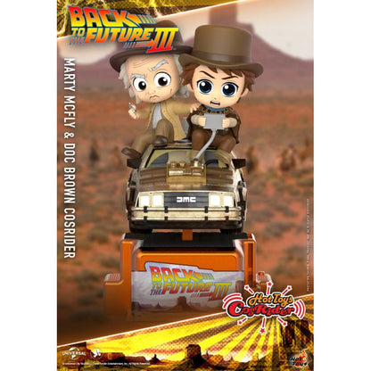 Hot Toys Back to the Future Part III Marty McFly & Doc Brown Cosrider
