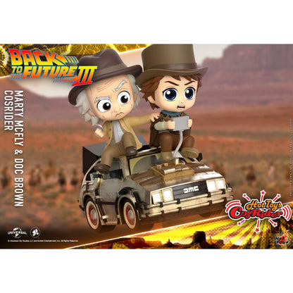 Hot Toys Back to the Future Part III Marty McFly & Doc Brown Cosrider
