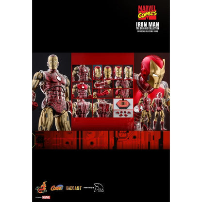 Hot Toys Marvel Comics Iron Man Origins Diecast 1:6 Scale Collectable Action Figure