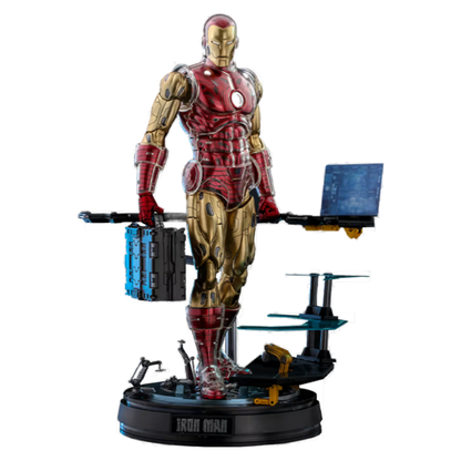 Hot Toys Marvel Comics Iron Man Origins Deluxe Diecast 1:6 Scale Collectable Action Figure