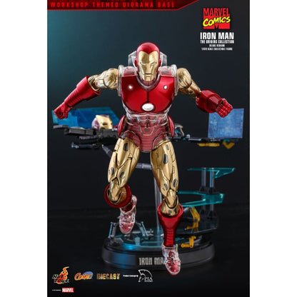 Hot Toys Marvel Comics Iron Man Origins Deluxe Diecast 1:6 Scale Collectable Action Figure
