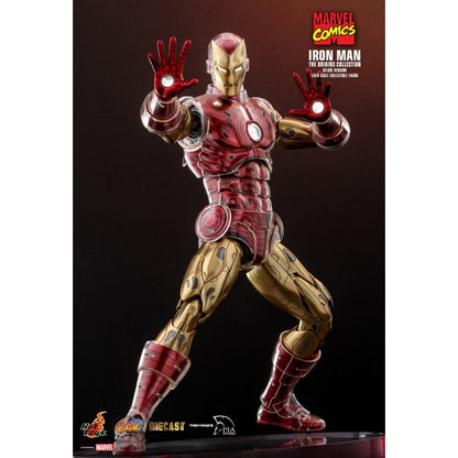 Hot Toys Marvel Comics Iron Man Origins Deluxe Diecast 1:6 Scale Collectable Action Figure