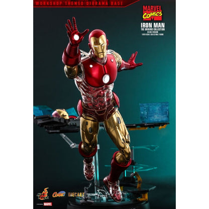 Hot Toys Marvel Comics Iron Man Origins Deluxe Diecast 1:6 Scale Collectable Action Figure