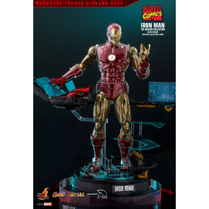 Hot Toys Marvel Comics Iron Man Origins Deluxe Diecast 1:6 Scale Collectable Action Figure