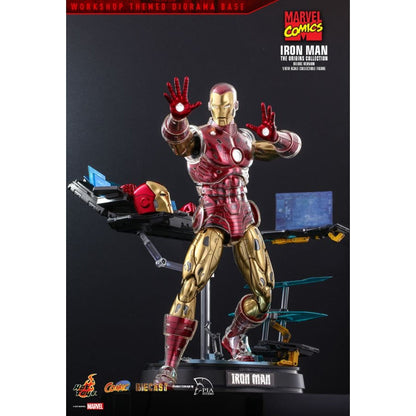 Hot Toys Marvel Comics Iron Man Origins Deluxe Diecast 1:6 Scale Collectable Action Figure