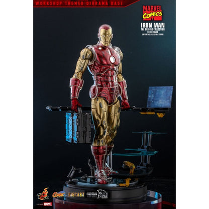 Hot Toys Marvel Comics Iron Man Origins Deluxe Diecast 1:6 Scale Collectable Action Figure