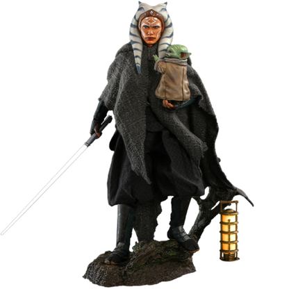 Hot Toys Star Wars: The Mandalorian Ahsoka Tano and Grogu 1:6 Scale Collectable Action Figure Set