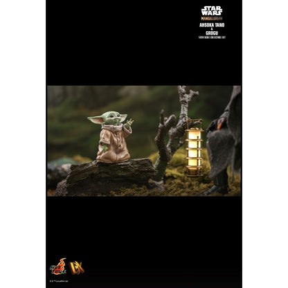 Hot Toys Star Wars: The Mandalorian Ahsoka Tano and Grogu 1:6 Scale Collectable Action Figure Set