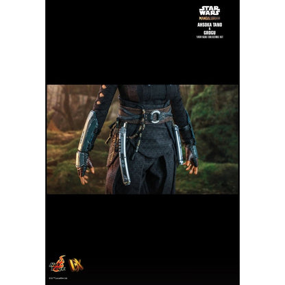 Hot Toys Star Wars: The Mandalorian Ahsoka Tano and Grogu 1:6 Scale Collectable Action Figure Set
