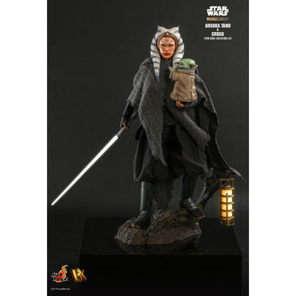 Hot Toys Star Wars: The Mandalorian Ahsoka Tano and Grogu 1:6 Scale Collectable Action Figure Set