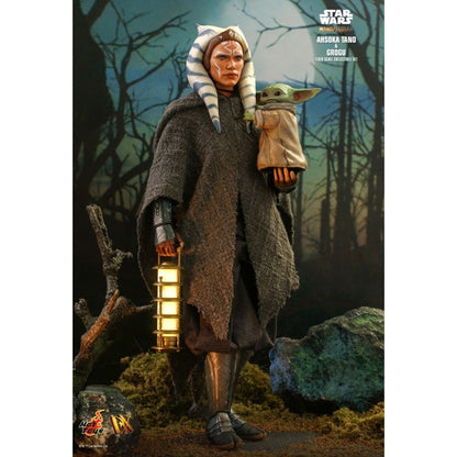 Hot Toys Star Wars: The Mandalorian Ahsoka Tano and Grogu 1:6 Scale Collectable Action Figure Set