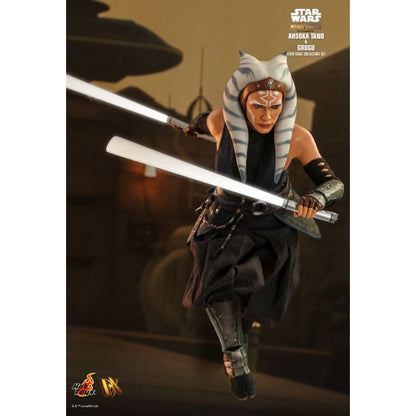 Hot Toys Star Wars: The Mandalorian Ahsoka Tano and Grogu 1:6 Scale Collectable Action Figure Set