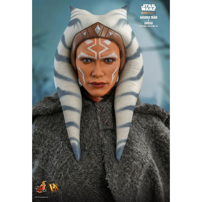 Hot Toys Star Wars: The Mandalorian Ahsoka Tano and Grogu 1:6 Scale Collectable Action Figure Set