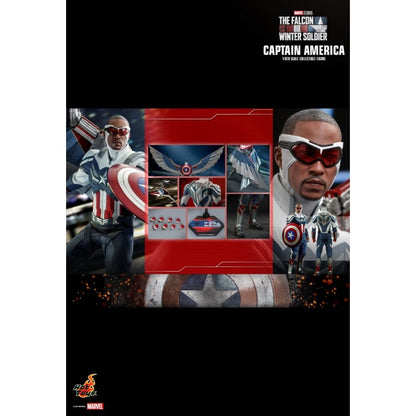 Hot Toys The Falcon and the Winter Soldier Captain America 1:6 Scale Collectable Action Figure