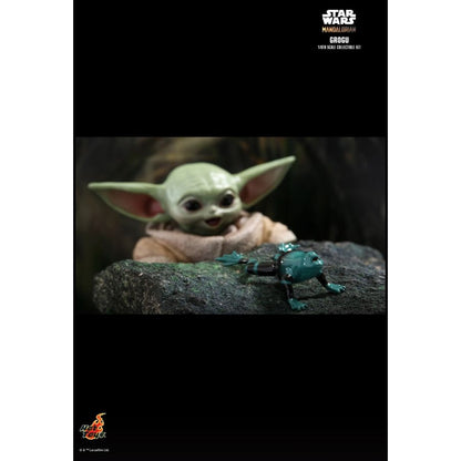Hot Toys Star Wars: The Mandalorian Grogu 1:6 Scale Collectable Action Figure Set