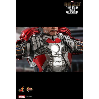 Hot Toys Iron Man 2 Tony Stark Mark V Suit Up 1:6 Scale Collectable Action Figure