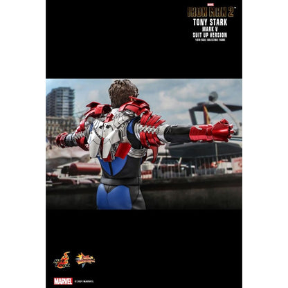 Hot Toys Iron Man 2 Tony Stark Mark V Suit Up 1:6 Scale Collectable Action Figure