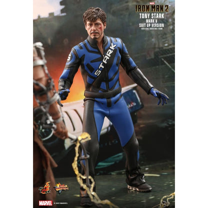 Hot Toys Iron Man 2 Tony Stark Mark V Suit Up 1:6 Scale Collectable Action Figure
