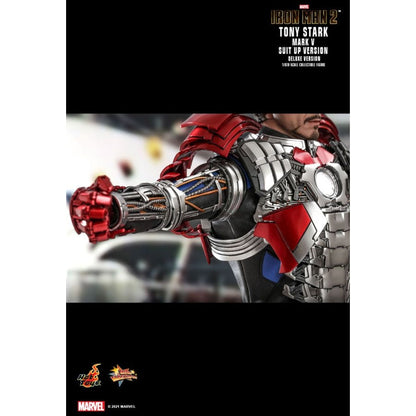Hot Toys Iron Man 2 Tony Stark Mark V Suit Up Deluxe 1:6 Scale Collectable Action Figure