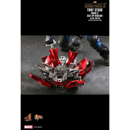 Hot Toys Iron Man 2 Tony Stark Mark V Suit Up Deluxe 1:6 Scale Collectable Action Figure