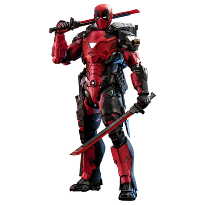 Hot Toys Marvel Comics Armorized Deadpool Diecast 1:6 Scale Collectable Action Figure
