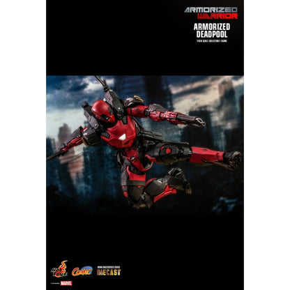 Hot Toys Marvel Comics Armorized Deadpool Diecast 1:6 Scale Collectable Action Figure