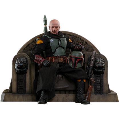 Hot Toys Star Wars: The Mandalorian Boba Fett on Throne 1:6 Scale Collectable Action Figure