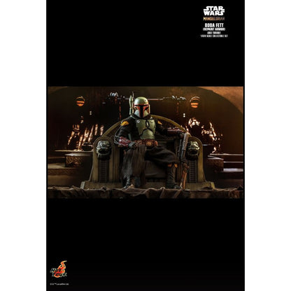 Hot Toys Star Wars: The Mandalorian Boba Fett on Throne 1:6 Scale Collectable Action Figure