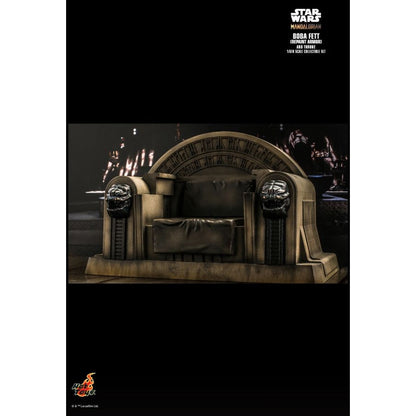 Hot Toys Star Wars: The Mandalorian Boba Fett on Throne 1:6 Scale Collectable Action Figure