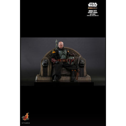 Hot Toys Star Wars: The Mandalorian Boba Fett on Throne 1:6 Scale Collectable Action Figure