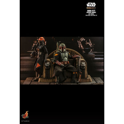 Hot Toys Star Wars: The Mandalorian Boba Fett on Throne 1:6 Scale Collectable Action Figure