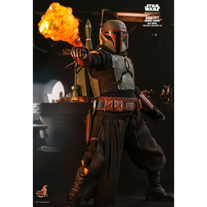 Hot Toys Star Wars: The Mandalorian Boba Fett on Throne 1:6 Scale Collectable Action Figure