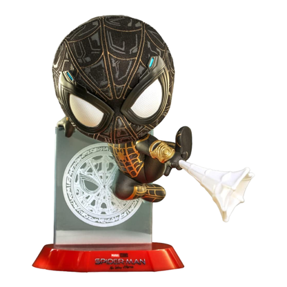 Hot Toys Spider Man: No Way Home Spider Man Black & Gold Suit Cosbaby