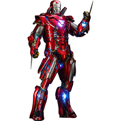 Hot Toys Iron Man 3 Silver Centurion Armor Suit Up 1:6 Scale Collectable Action Figure