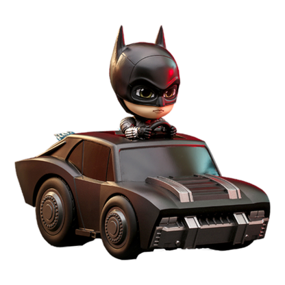 Hot Toys The Batman Batman and Batmobile Cosbaby Set