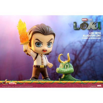 Hot Toys Loki (TV) Loki with Alligator Loki Cosbaby