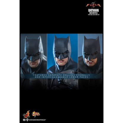 Hot Toys The Flash (2023) Batman & Batcycle 1:6 Scale Collectable Set