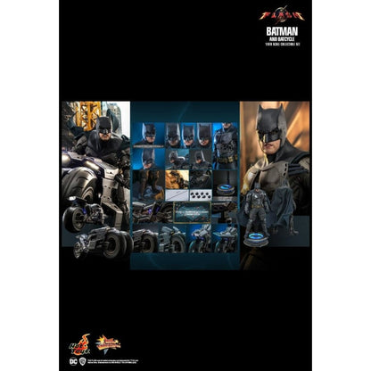 Hot Toys The Flash (2023) Batman & Batcycle 1:6 Scale Collectable Set