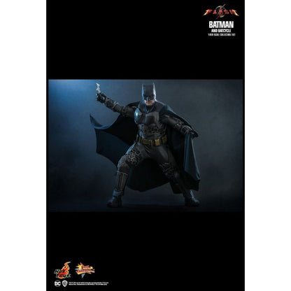 Hot Toys The Flash (2023) Batman & Batcycle 1:6 Scale Collectable Set
