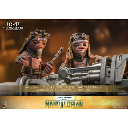 Hot Toys Star Wars: The Mandalorian IG 12 1:6 Scale Collectable Action Figure Set