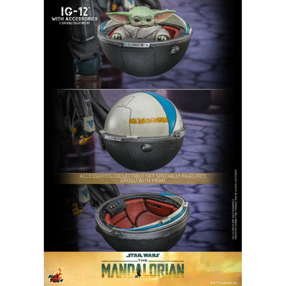 Hot Toys Star Wars: The Mandalorian IG 12 1:6 Scale Collectable Action Figure Set