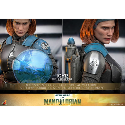 Hot Toys Star Wars: The Mandalorian IG 12 1:6 Scale Collectable Action Figure Set