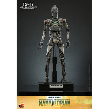 Hot Toys Star Wars: The Mandalorian IG 12 1:6 Scale Collectable Action Figure Set