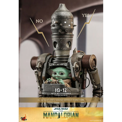 Hot Toys Star Wars: The Mandalorian IG 12 1:6 Scale Collectable Action Figure Set