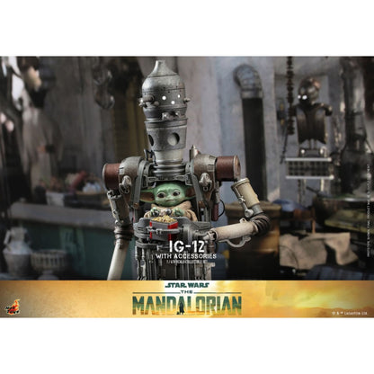 Hot Toys Star Wars: The Mandalorian IG 12 1:6 Scale Collectable Action Figure Set