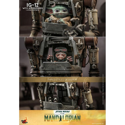 Hot Toys Star Wars: The Mandalorian IG 12 1:6 Scale Collectable Action Figure Set